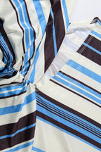Casual Striped Tube Slim Maxi Dress