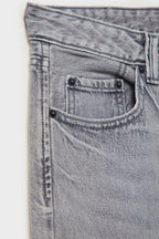 Metal Accent Trendy Wide Leg Jean