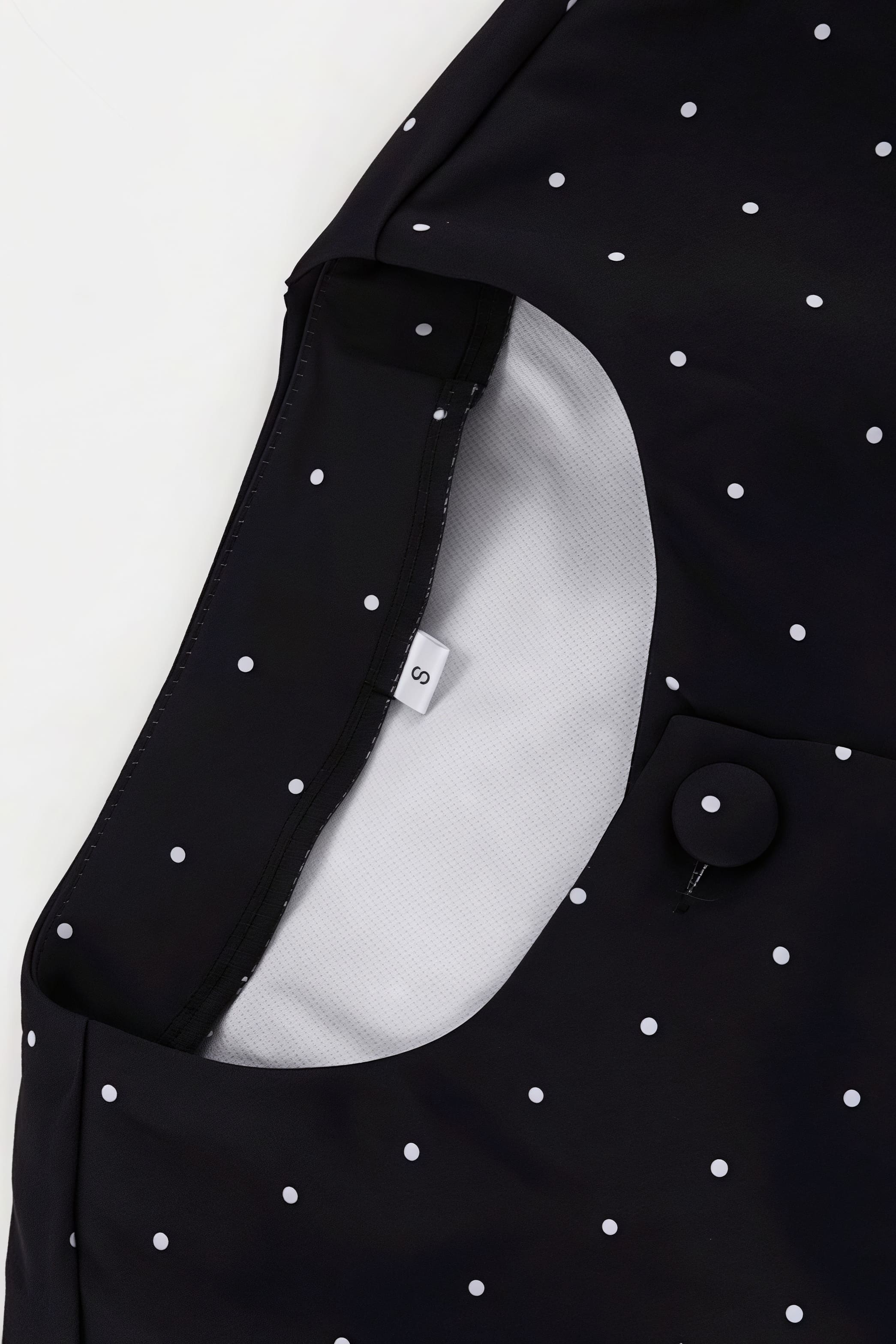 Polka Dot Print Short Sleeve Bodycon Skirt Set
