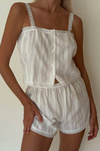 Cotton Cami Shorts Two Piece Set