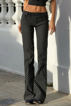 Polka Dot Tube Button Two Piece Set