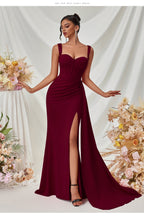 Bodycon Slit Maxi Party Dress