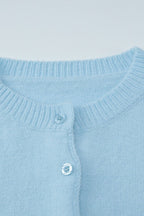 Cropped Long Sleeve Cardigan