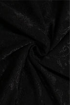 Black Cutout Halter Irregular Skirt Set