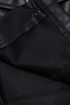 Cropped Biker Coat