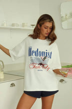 Casual Print Cotton T-Shirt