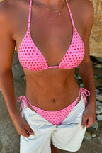 Vintage Polka Dot Tie Bikini Set