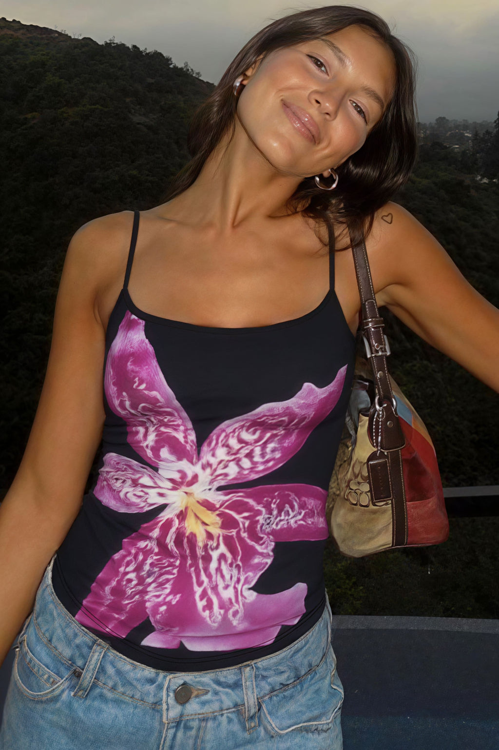 Floral Print Cami Top