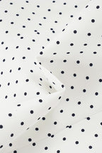 Polka Dot Tube Button Two Piece Set