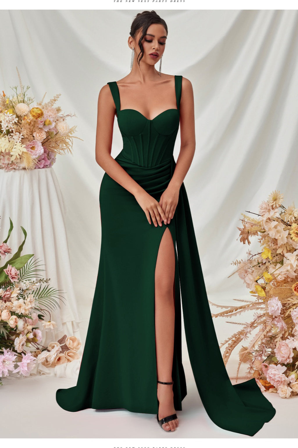 Bodycon Slit Maxi Party Dress