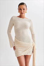 High-End Knit Mini Dress