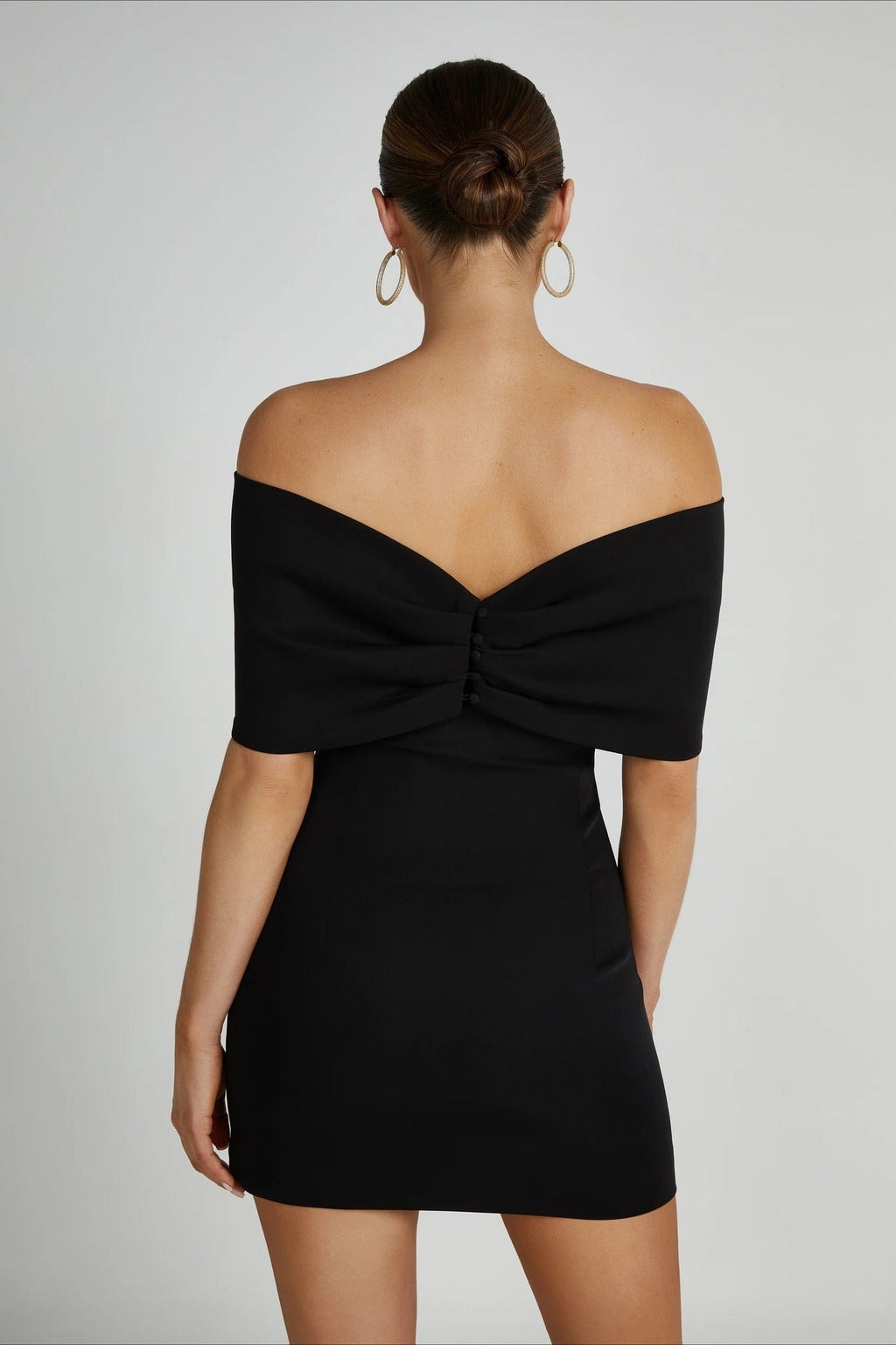 Off-The-Shoulder Bodycon Cocktail Dress