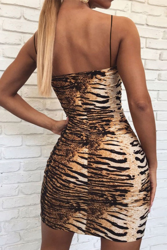Backless Off-Shoulder Mini Dress