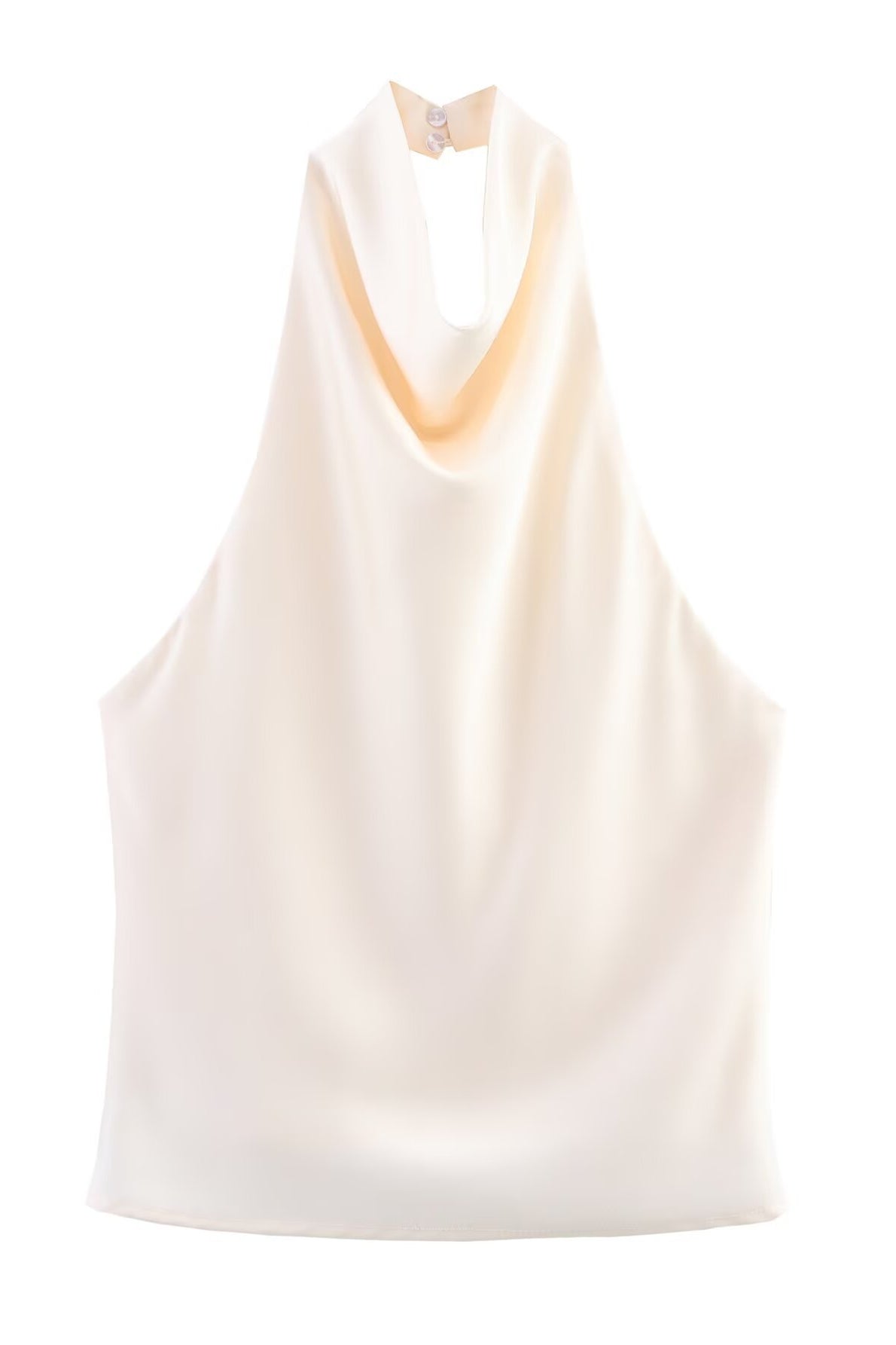 Satin Halter Top With Elegant Design