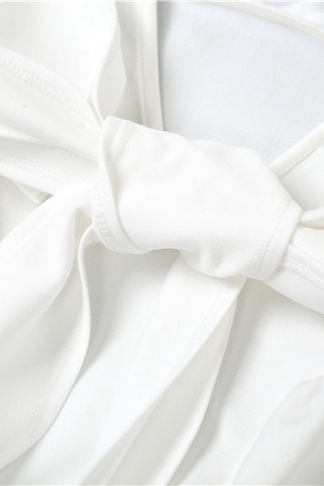Backless Bow Tie Party Dress