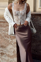 Lace Cami Top Elegant Sleeveless