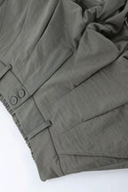 Elegant Low Waist Tulip Hem Shorts