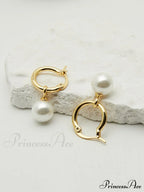 1Pc Faux Pearl Drop Earrings