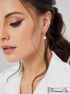 1Pc Faux Pearl Drop Earrings