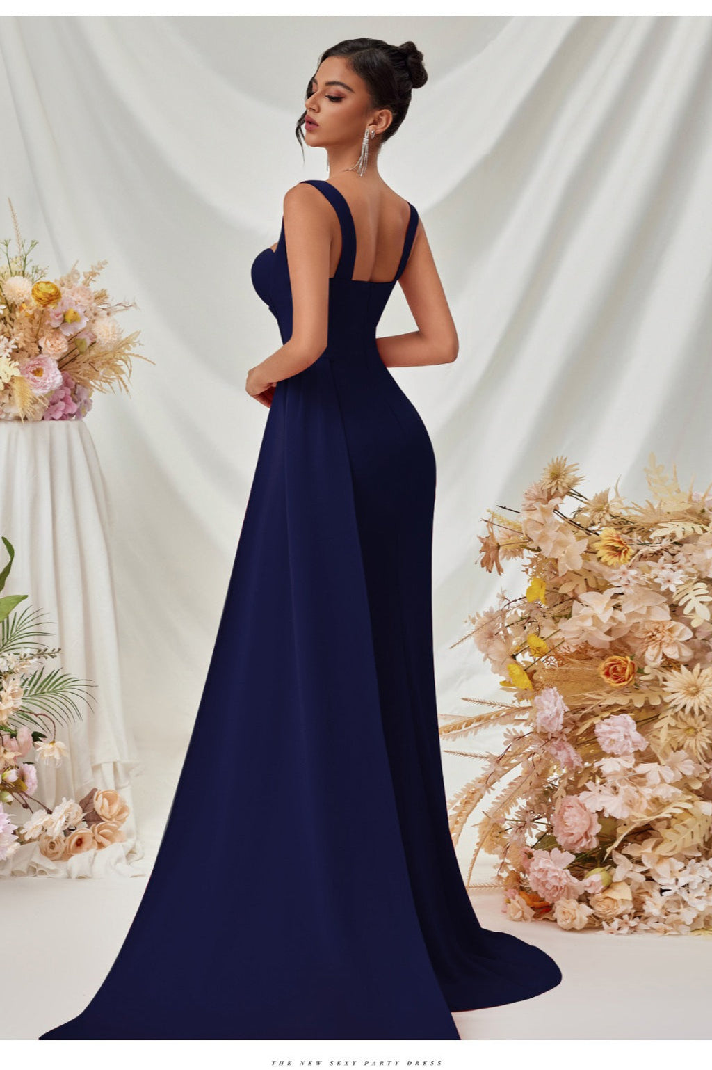 Bodycon Slit Maxi Party Dress