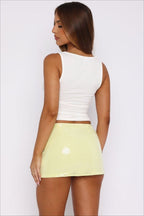 Solid Color Diamond Studded Tank Top