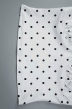 Polka Dot Cami Fitted Skirt Set