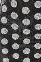 Sequin Slim Polka Dots Mini Skirt