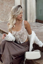 Lace Cami Top Elegant Sleeveless