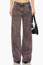 Durable Loose Fit Straight Leg Jean