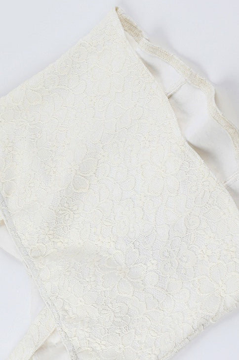 Lace Boned Corset Tank Top