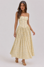Floral Print Cami Slip Maxi Dress