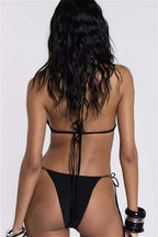Raised Sequin Beach Bikini Set
