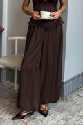 Satin Loose Harem Casual Pants
