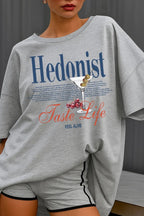 Casual Print Cotton T-Shirt