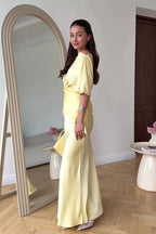 Flowy Elegant Short Sleeve Skirt Set