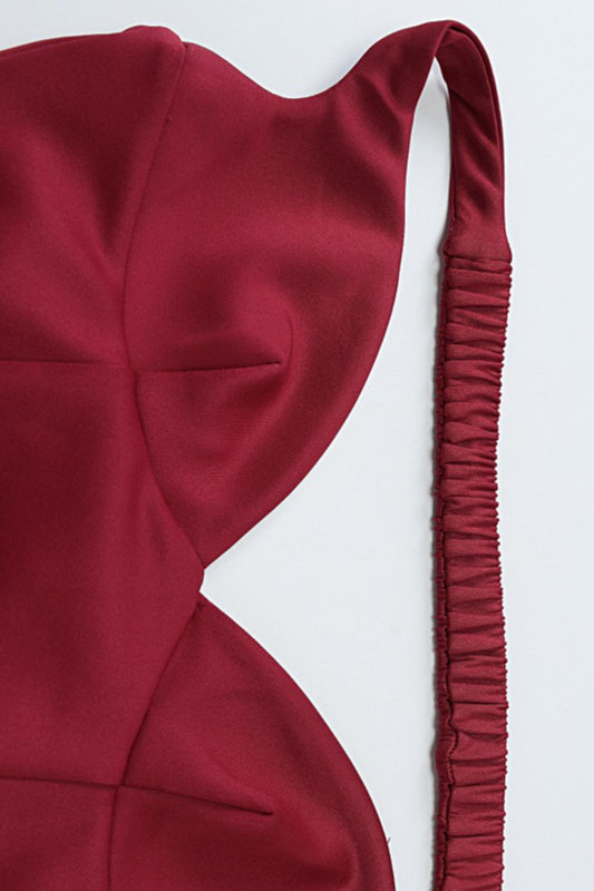 Low Cut Backless Party Dress