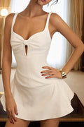 Summer French Pure Desire Elegant Slimming A-Line Slip Party Dress