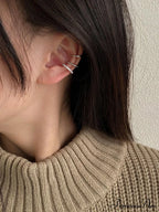 3Pcs/Set Zinc Alloy Textured Earrings