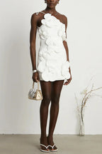 Patchwork Applique Boho Dress