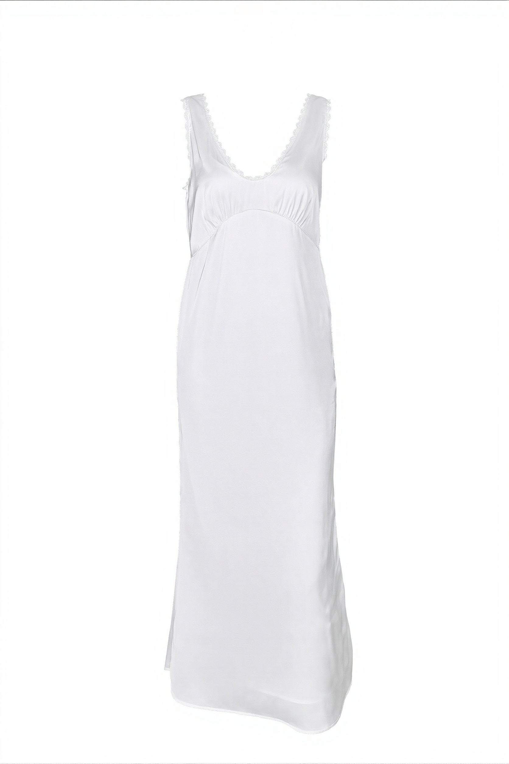 White Lace Insert Cami Bodycon Mini Dress