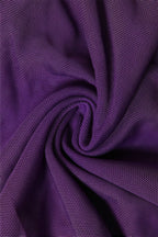 Solid Slim Stylish Sheer Bow Purple Cami Top