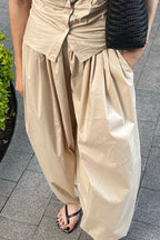 Street Cotton Lantern Loose Casual Pants