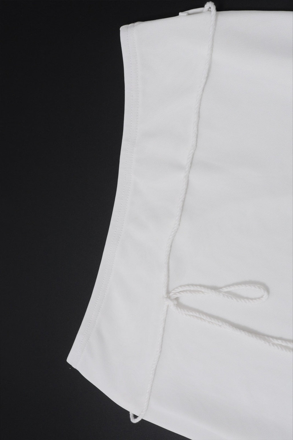Lace Trim Tie Back Slim Skirt Set