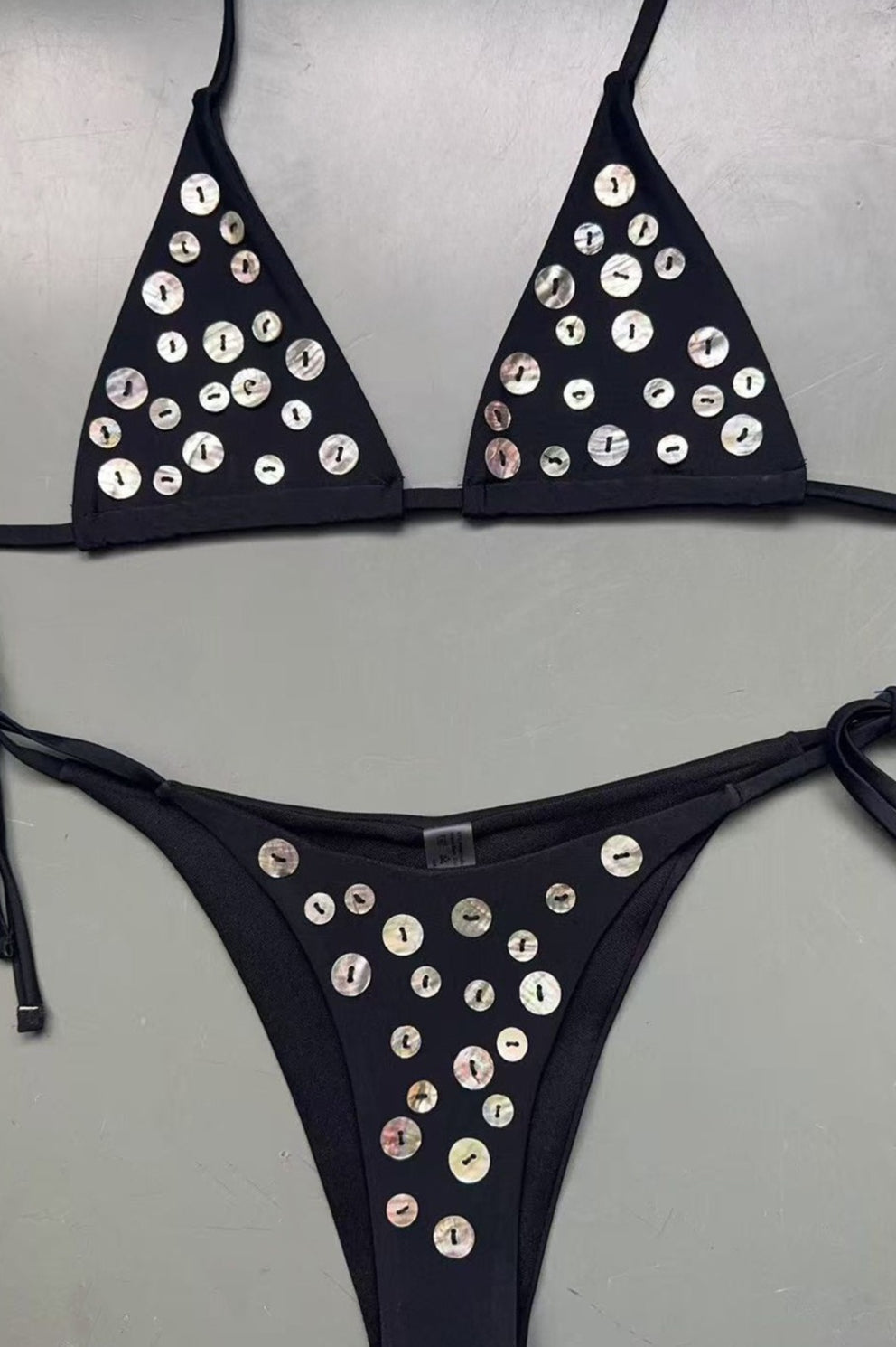 Shell Button Bikini Set