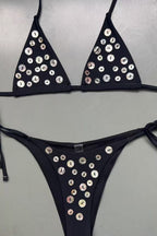 Shell Button Bikini Set