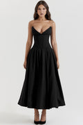 Strapless Corset A-Line Party Dress