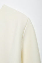 Asymmetrical Button Knit Cardigan