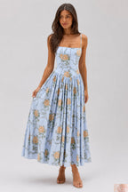Floral Cami Bodycon Maxi Dress