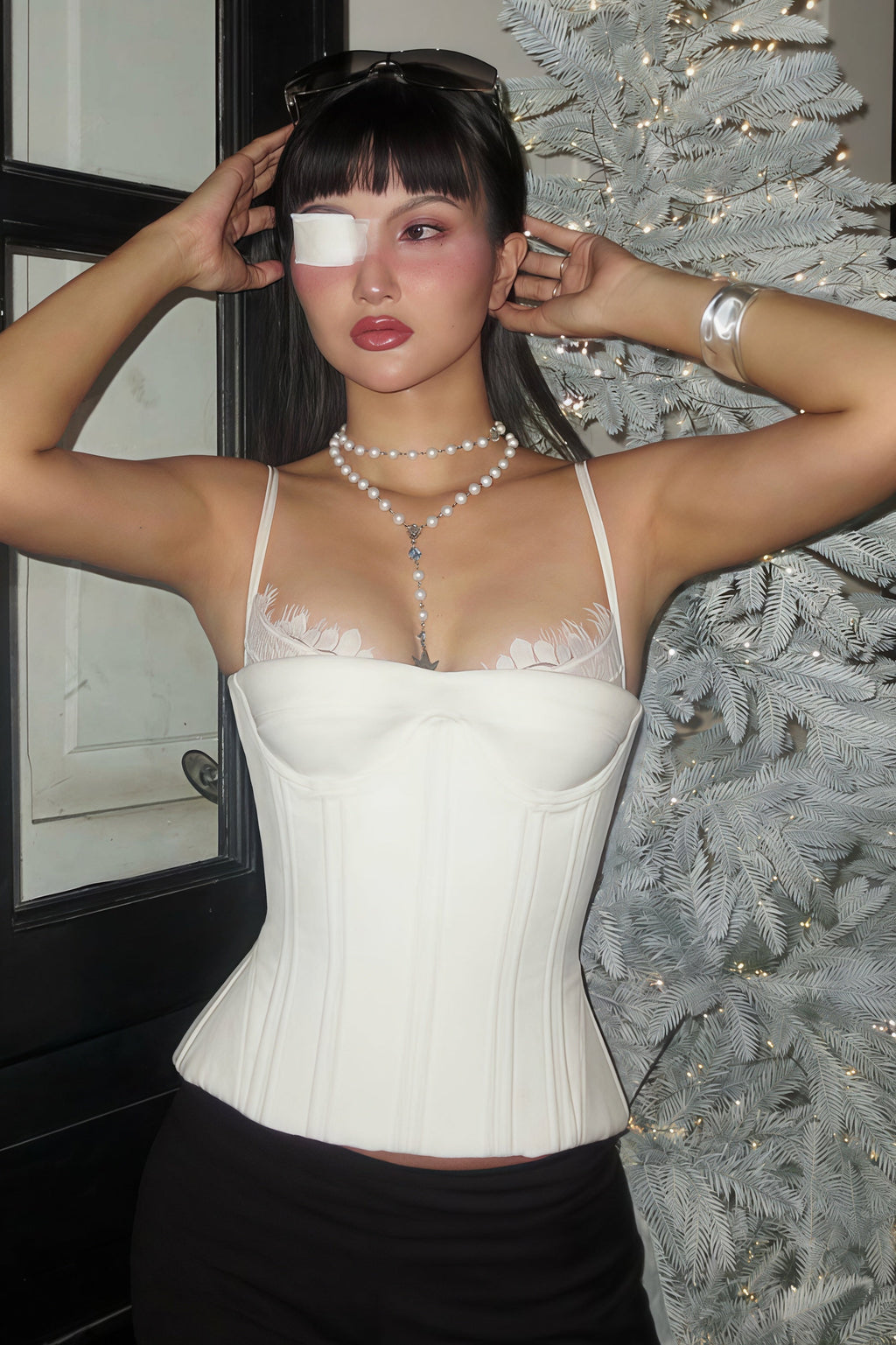 Slim Fit Cinched Waist Cami Top