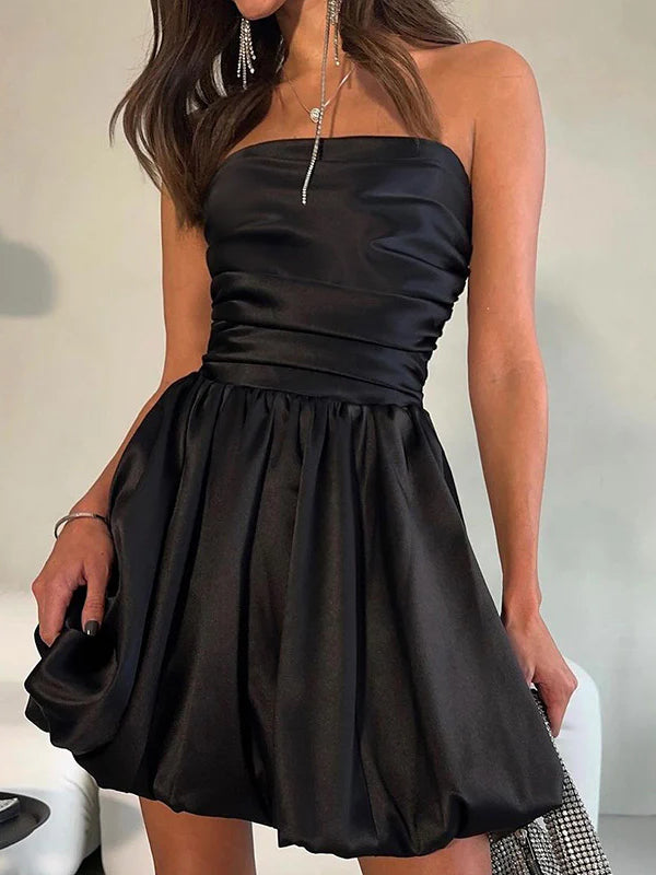 Summer Off-Shoulder A-Line Mini Party Dress